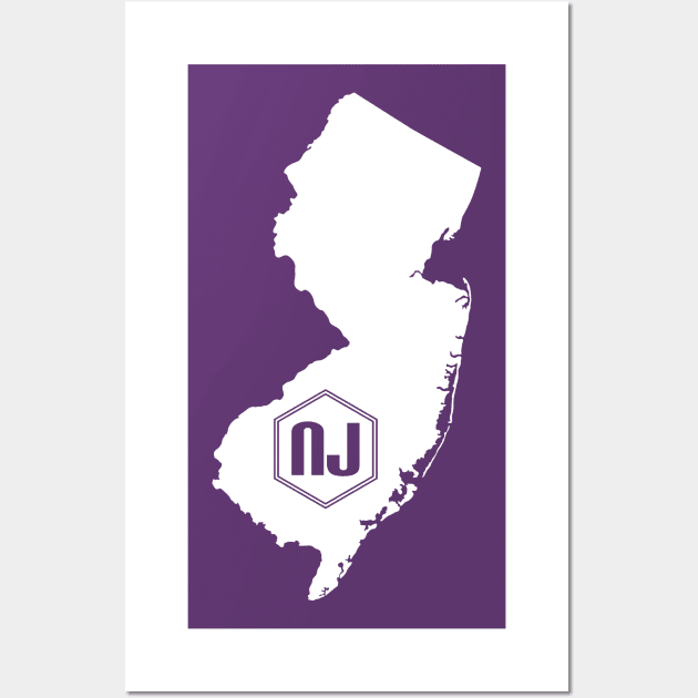 New Jersey Homer (White) Wall Art by caknuck